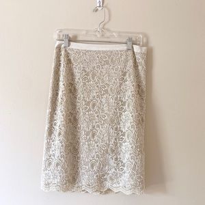 Lace fabric skirt business New York & company